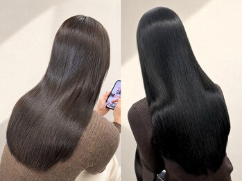クー(KUU.)の写真/表参道の実力派スタイリストが提案する本物の髪質改善。硬くならない柔らかいダメージレス縮毛矯正