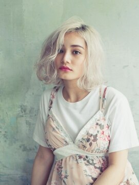 サロンドブルック 久喜店(salon de brook) ハイトーンエアリーボブ