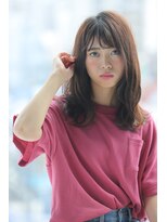 ヘアーサロンデフォーエバールークス(hairsalon de Forever Lux)&nbsp;ヌーディーブラウン×ツヤ髪　重めスタイル