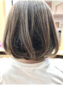 ふんわりボブ アッシュバージョン (サロンスタイル)