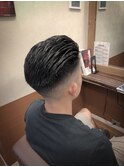 フェード　オールバック　0.8mm【HOMME HAIR ZERO 伊藤】