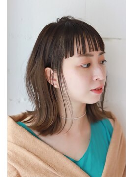 アンドビューティフル 恵比寿(andbeautiful) 大人のシンプルミディアムボブ