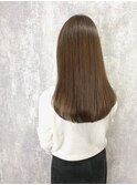 【Zina　新宿】イメチェン毛先パーマ耳かけ×フォギーベージュ