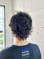 ヘアーワークス ヘルム 渋谷店(HAIR WORKS HELM)&nbsp;[HELM渋谷]メンズミディアムパーマ☆バックスタイル☆