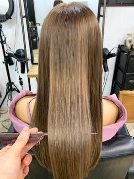 イコ 表参道原宿(ico) 日本初上陸LAケラチントリートメント 髪質改善 マロンベージュ