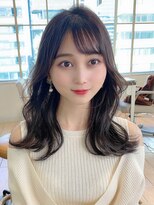 アフロート ディル(AFLOAT D'L)&nbsp;メルティカラー/ネイビージュ/くびれヘア/コンマヘア