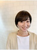 大人ショートボブ