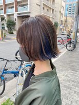 リーホリエ(Lee Horie) 【ナチュラル×ちょいインパクト♪】インナーブルー