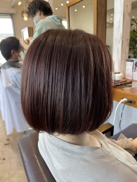 ラ メール ヘア デザイン(La mer HAIR DESIGN) ブリーチなしピンクパープルカラー