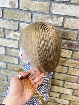 モナン 渋谷(Monan) 【飯田】韓国風ホワイトブロンド #渋谷