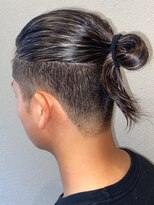 ビンゴ(BINGO)&nbsp;ba787モテ髪アッシュブラック束感ツーブロック刈り上げマンバン