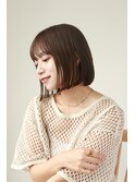 大人ナチュラルボブ/アースカラー/アッシュオリーブ