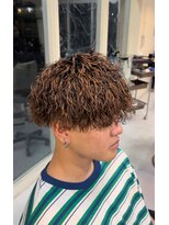 ミオ(Mio) 滋賀、南草津、メンズ美容室、波巻きツイストスパイラルパーマ