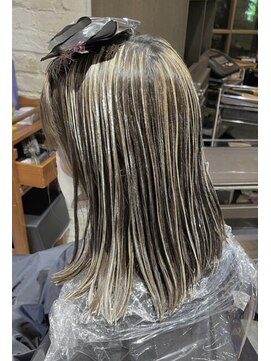 ティエル(TieLu) シークレットハイライト×色素改善×明るい白髪染め