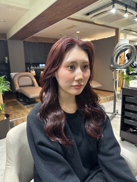 アミー 駒澤(Ammy komazawa) 暖色系カラー×韓国風パーマ