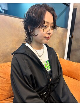 アイコン 博多(ICON.) ニュアンスパーマ×ウルフカット/ニュアンスパーマ