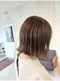 ☆切りっぱなしハイライトボブ☆