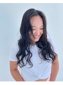 【Moana Lua】#黒髪#パーマ#デジタルパーマ#ロングヘア