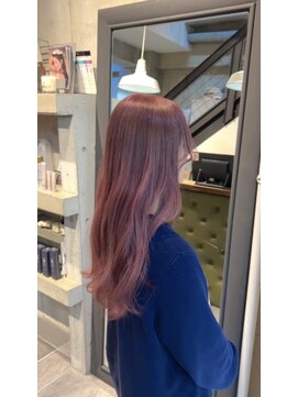 ココモ(KOKOMO) 【 NINA 】ブリーチピンクカラー/髪質改善トリートメント