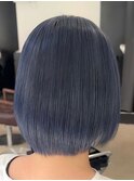 ボブルフ/ネビージュ/小顔/ワンレン/スモーキーアッシュ[渋谷駅]
