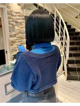 ブリッジ バイ ネオリーブ 綱島店(bridge by neolive) 日吉/綱島 ホワイトグレージュミニウルフデジタルパーマ