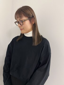 イーチ 吉祥寺(EACH) 【村松美穂】ミルクティーベージュ×オン眉ミディアム