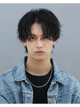 ダダ 本店(D.D.) 波巻きパーマ/ビジネスパーマ/センターパート/ツーブロック