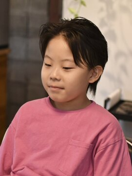 リム メンズヘア(LIM men's hair) 艶感センターパートウルフ【キッズカット/メンズ/倉敷/中島】