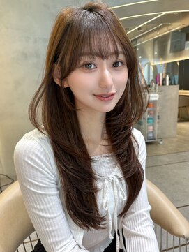 アンフィニー 仙台(ANFINI) 黒髪仙台髪質改善縮毛矯正酸性ストレートレイヤーカット