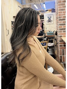 海外風バレイヤージュ