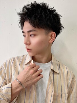 【ツイストパーマ】MEN’S HAIR/波巻ツイストスパイラル/横浜