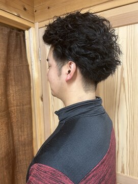 オラシオン ツーブロック/ワイルドパーマ/オールバック