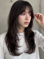 エイチ ウルフカット 大阪梅田(811)&nbsp;フェイスフレーミングルーツカラー天使の羽バングネオウルフボブ