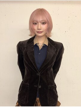 ノットイコール(not equal) 柔らかいpink ×  bob layer