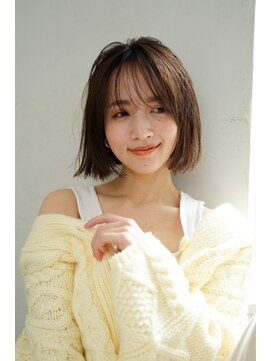 エインアンリー 明治神宮前(AIN.ANLY.) ボブ、ミニボブ、ニュアンスパーマ、パーマゆるめ、毛先パーマ