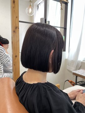 ニコ 四街道(nico) 髪質改善ストレート◎つるりんちょ。シリーズ◎切りっぱなしボブ