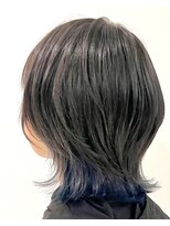 ウィールール 白石店(WE RULE)&nbsp;襟足がはねる癖でお悩みの方必見！！ミディアムウルフ