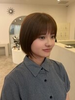 デビュー 沖縄 泡瀬店(debut) ダークパープル/ナチュラルショート/ミルクブラウン/夏/沖縄市