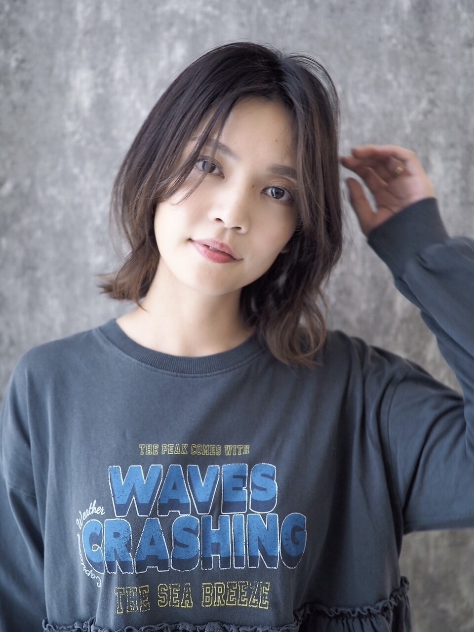【人気No.2】オーガニックカラー+カット+トリートメント　\12,500→