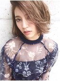 ハイ透明感カラーモードボブ