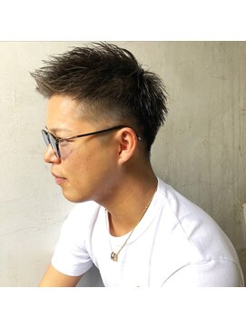 アイリーヘアデザイン(IRIE HAIR DESIGN) 【IRIE HAIR赤坂】アップバング×ジェットモヒカン×フェード