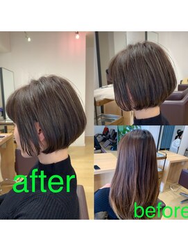 サロン マーニ(salon m ni) くせ毛/ボブ/ハイライト