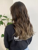 エリマ 調布(elima)&nbsp;ミルクティーベージュダブルカラーインナーカラー韓国20代前髪