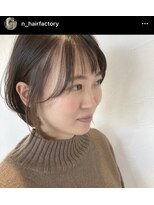 エヌヘアーファクトリー(n hair factory)&nbsp;大人気ふんわりボブスタイル♪