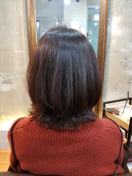 シェルビー 新宿(SHELBe) ボブウルフ×グレージュカラー[新宿/髪質改善/ヘッドスパ]