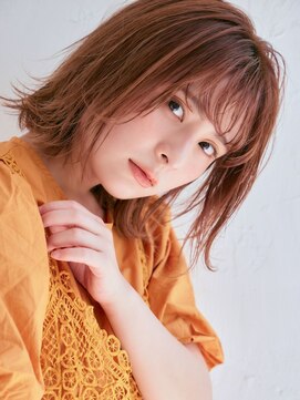 リトルカミス(little kamisu) アプリコット レイヤーボブ