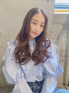 ルービック 豊中(Rubik's) くびれカール×サイドバング　ラフウェーブ　ショコラベージュ