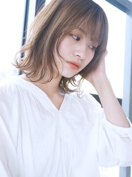 アイティーバイアルバム 下北沢店(IT by ALBUM) カジュアルボブ_ショコラベージュボブルフベビーバング_8703