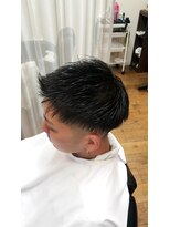 ティーズバーバー 亀有店(T's BARBER) バリカンフェードアップバング