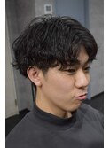 センターマッシュ×ナチュラルツイストスパイラル